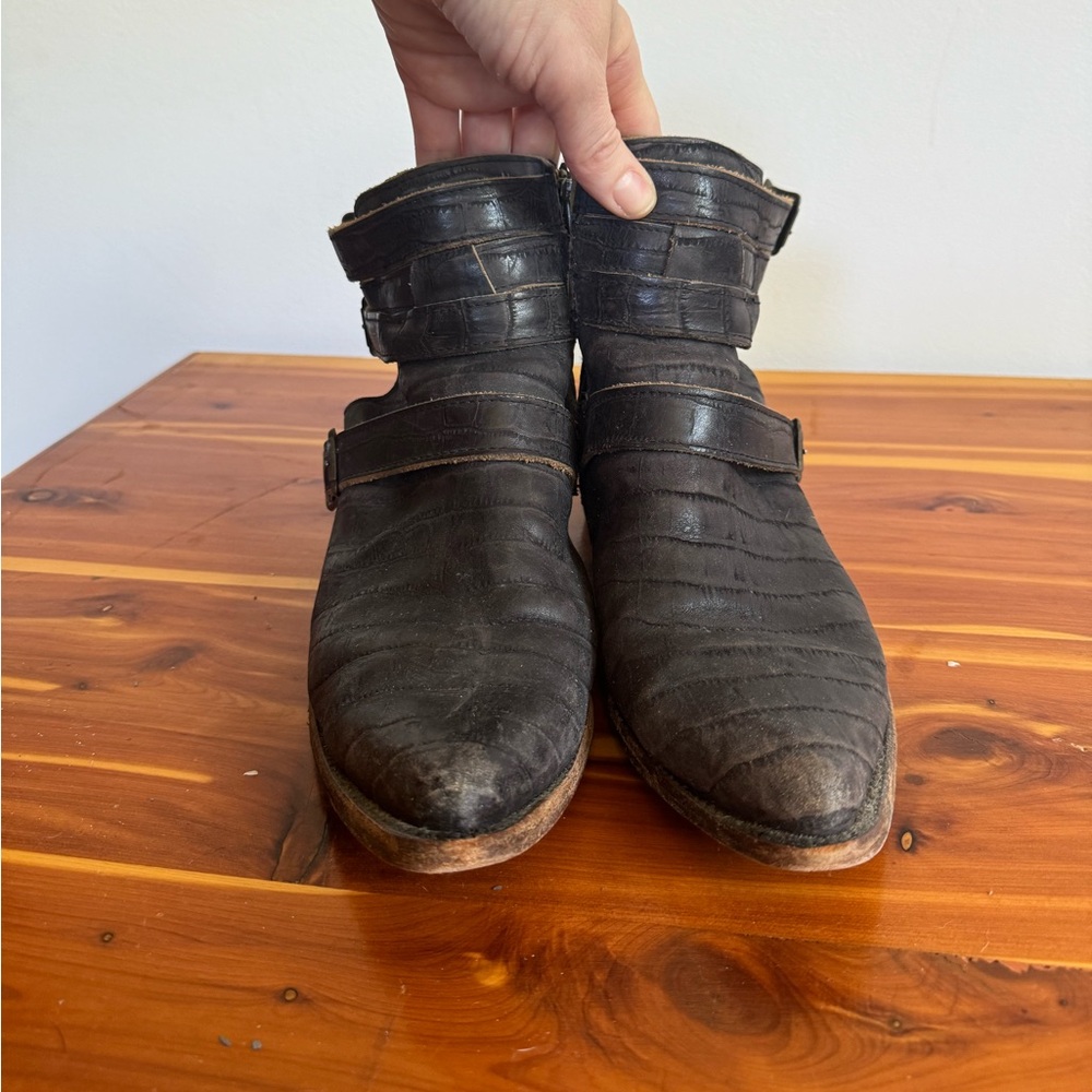 Freebird open heeled booties from Free People sz. 8